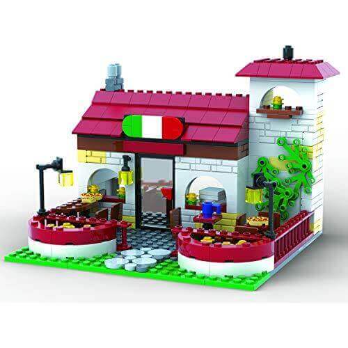 Modbrix 18267015 - Pizzeria Ristorante Haus - 328 Klemmbausteine