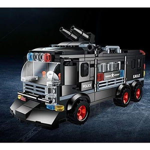 Woma 0516a - SWAT Polizei Mannschaftswagen - 279 Klemmbausteine