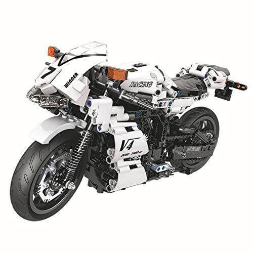 Winner 1258 - Technik Rennmaschine Motorrad - 716 Klemmbausteine