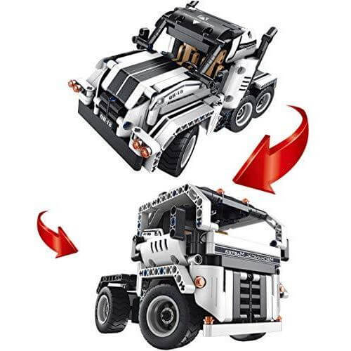 Qihui 8018 - RC Technik LKW Racing Truck 2,4 Ghz - 379 Klemmbausteine