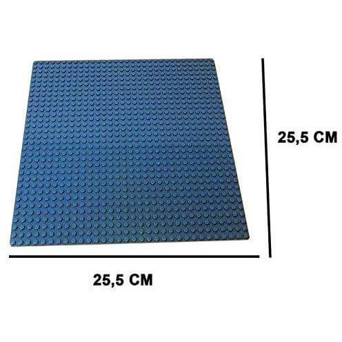 Modbrix 86917- Bauplatten in 5 Farben mit 32 x 32 Noppen - Bauplatte 25.5 x 25.5 cm