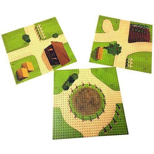 Modbrix 86919 - City Bauernhof Grundplatten und Bauplatten - 25.5 x 25.5 cm