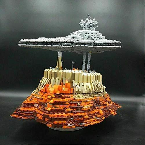 Mould King MOC The Empire Over Jedha City Super Star Destroyer Spaceship  Model Building Kits UCS Collectible Set for Adults Educational Gifts