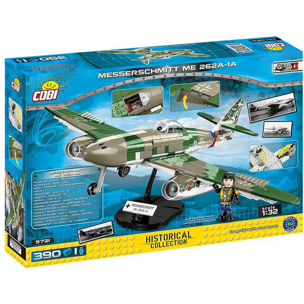 Cobi 5721 - WWII Messerschmitt ME-262A Flugzeug - 390 Klemmbausteine