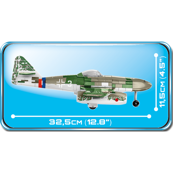 Cobi 5721 - WWII Messerschmitt ME-262A Flugzeug - 390 Klemmbausteine