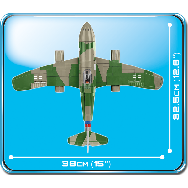 Cobi 5721 - WWII Messerschmitt ME-262A Flugzeug - 390 Klemmbausteine