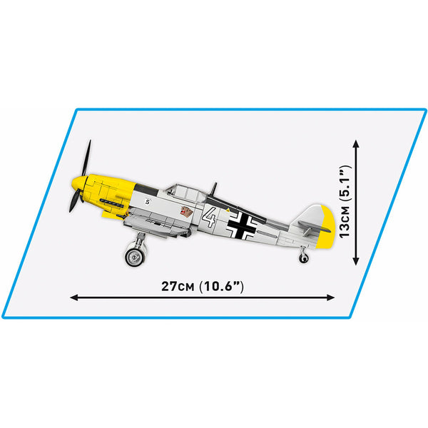 Cobi 5727 - Messerschmitt BF-109 E-3 Jagdflugzeug - 333 Klemmbausteine