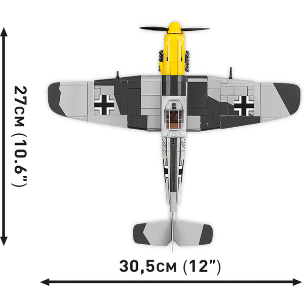 Cobi 5727 - Messerschmitt BF-109 E-3 Jagdflugzeug - 333 Klemmbausteine