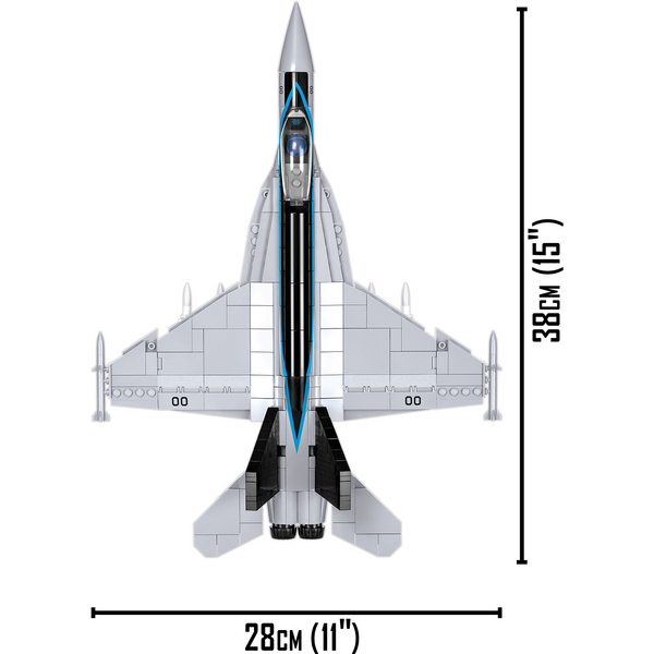 Cobi 5805 - Top Gun Super Hornet Flugzeug - 580 Klemmbausteine