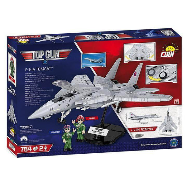 Cobi 5811 - Top Gun F-14 Tomcat Flugzeug - 754 Klemmbausteine