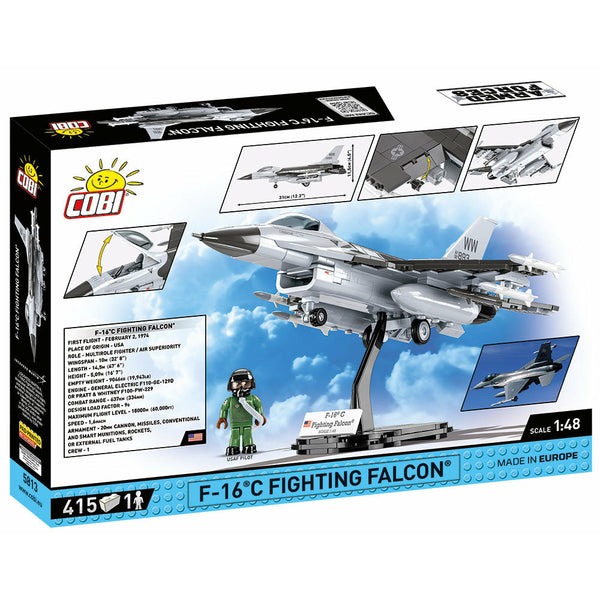 Cobi 5813 - F-16C Falcon Kampfjet - 415 Klemmbausteine