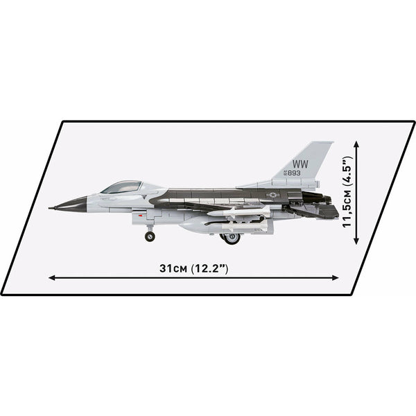 Cobi 5813 - F-16C Falcon Kampfjet - 415 Klemmbausteine
