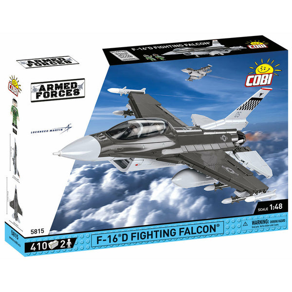 Cobi 5815 - F-16 D Kampfjet Falcon Kampfflugzeug - 410 Klemmbausteine