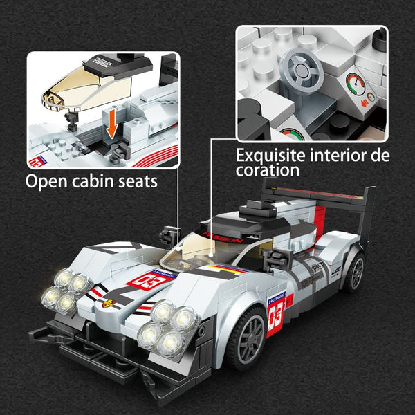 Forange FC1603E - 19er Hybrid Le Mans LMP1 Supersportwagen - 291 Klemmbausteine