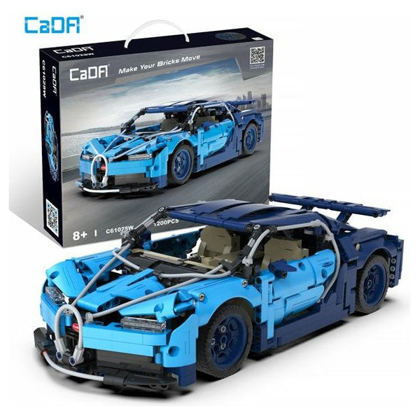 Cada C61028W - Technik Sportwagen Chiron - 1200 Klemmbausteine