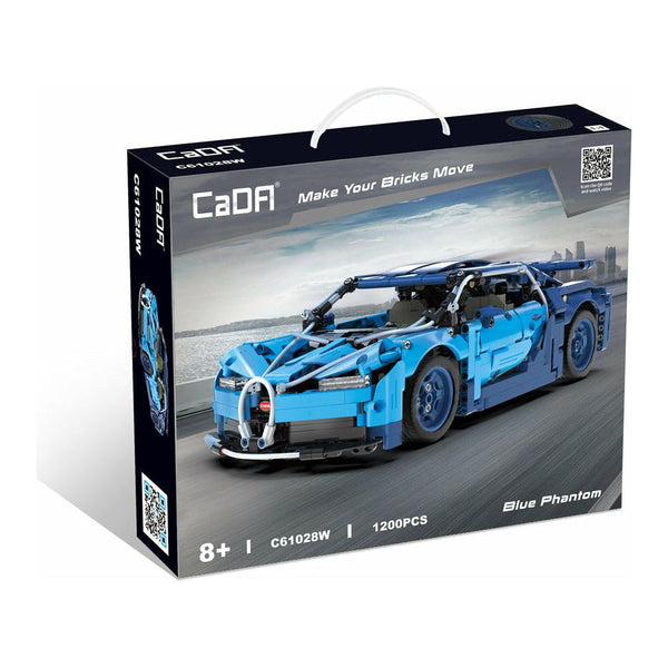 Cada C61028W - Technik Sportwagen Chiron - 1200 Klemmbausteine