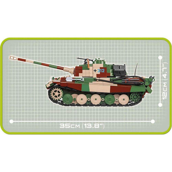 Cobi 2540 - Small Army Königstiger Panzer Kampfwagen - 1000 Klemmbausteine