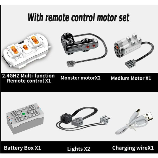 SY 8880 - Technik 2,4 Ghz RC Monstertruck - 1233 Klemmbausteine