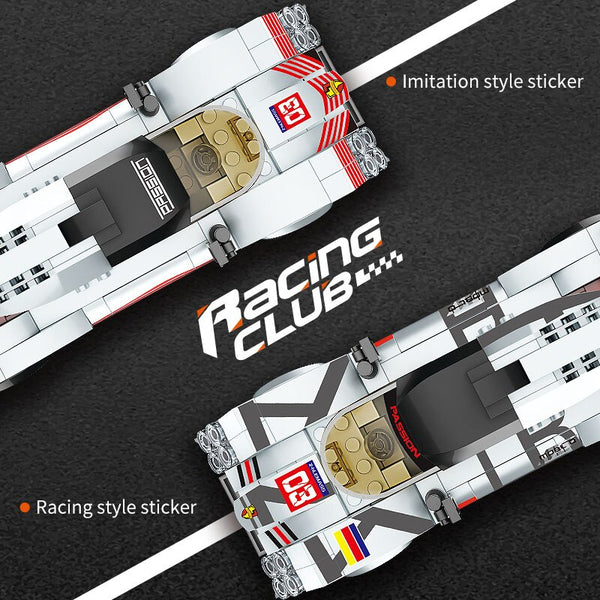Forange FC1603E - 19er Hybrid Le Mans LMP1 Supersportwagen - 291 Klemmbausteine