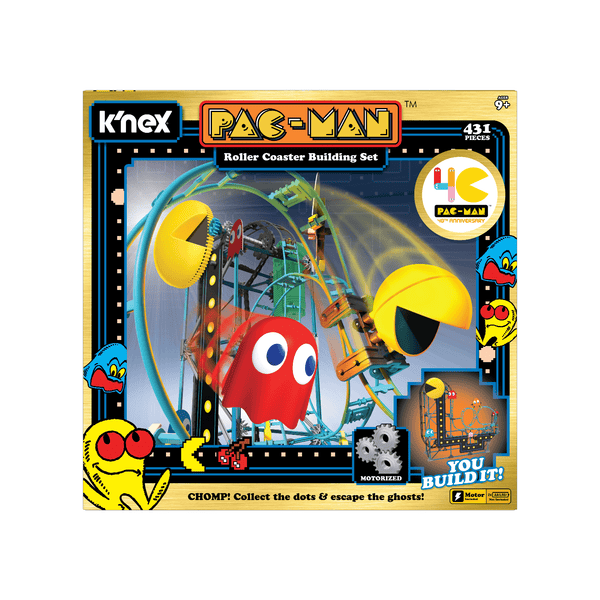 Knex 15288 - Pac-Man Technik Achterbahn Motorbetrieben - 431 Klemmbausteine