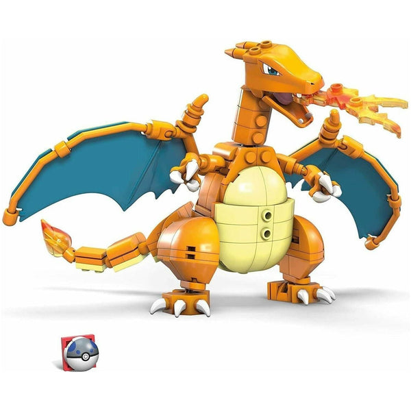 Mega Construx GWY77 - Pokemon Glurak Figur - 222 Klemmbausteine