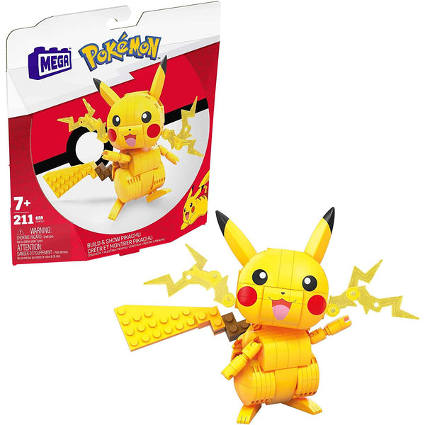 Mega GMD31 -  Pokemon Pikachu Figur, 205 Klemmbausteine