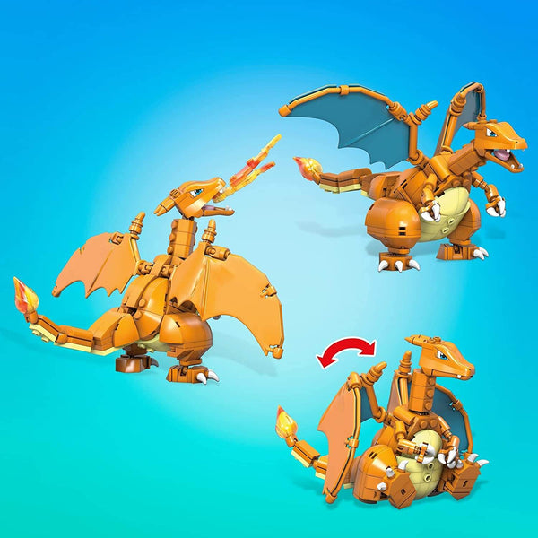 Mega Construx GWY77 - Pokemon Glurak Figur - 222 Klemmbausteine
