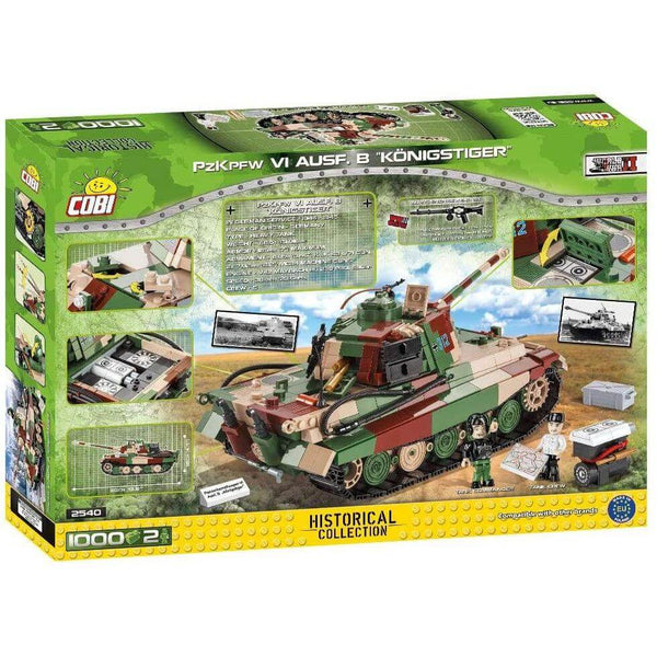 Cobi 2540 - Small Army Königstiger Panzer Kampfwagen - 1000 Klemmbausteine