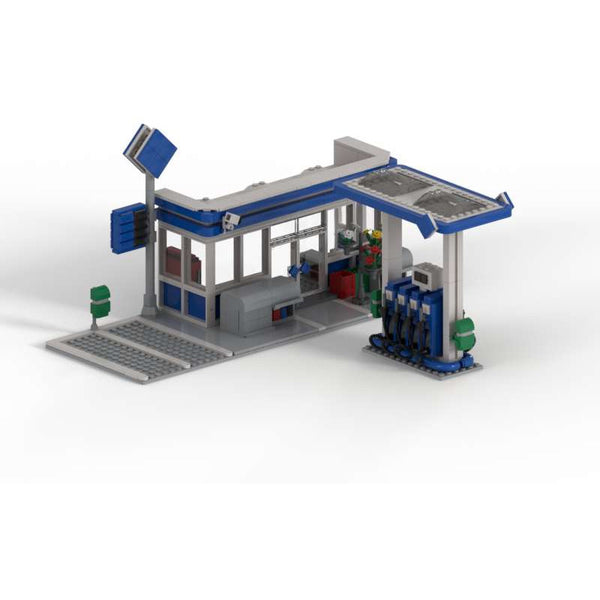 Modbrix 8043 - Alles Super Tankstelle - 696 Klemmbausteine