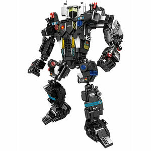 Hengtai 92021 - SWAT Transforming Roboter 9in1 Bauset - 728 Klemmbausteine