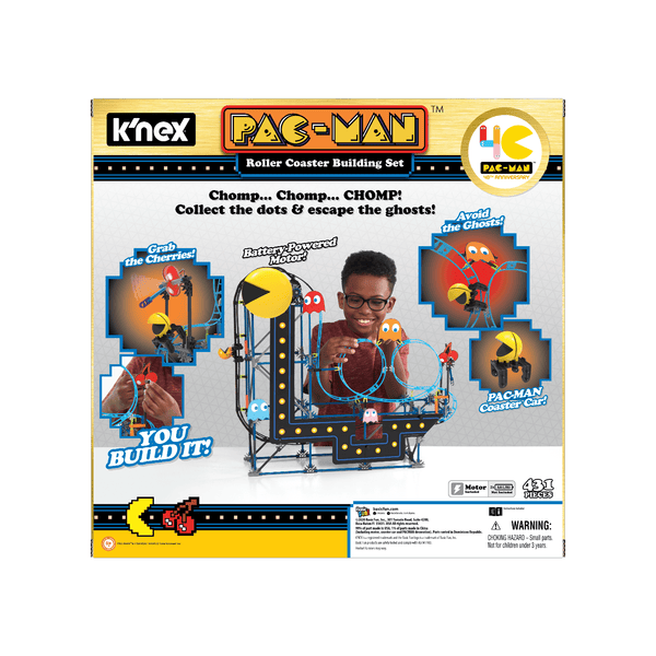 Knex 15288 - Pac-Man Technik Achterbahn Motorbetrieben - 431 Klemmbausteine