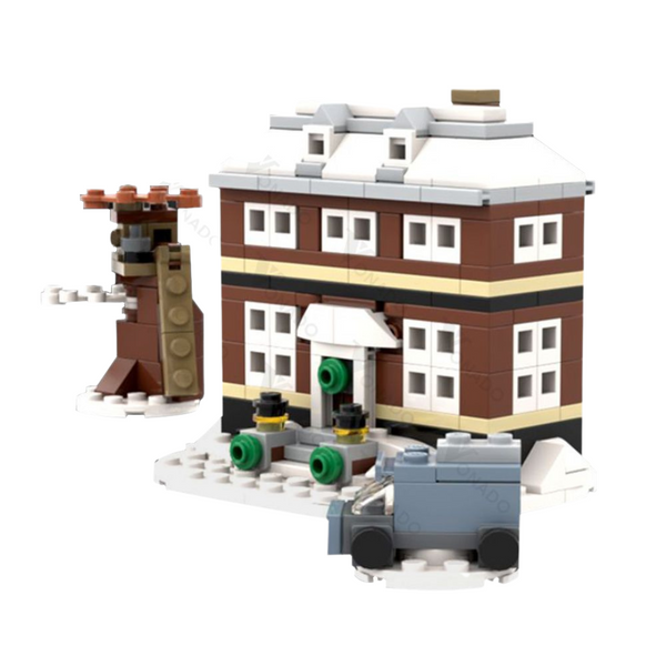 Moc - Microscale McCallister Haus - 295 Klemmbausteine