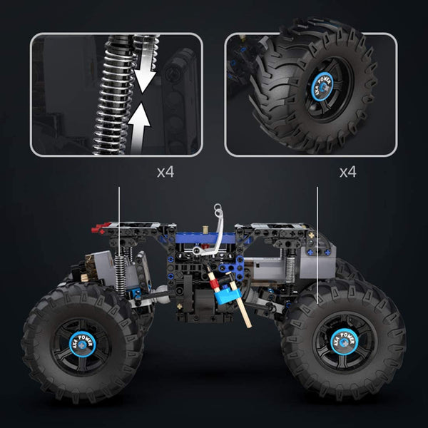 Cada C61008 - RC Technik Rock Crawler Monstertruck 2,4 Ghz - 699 Klemmbausteine