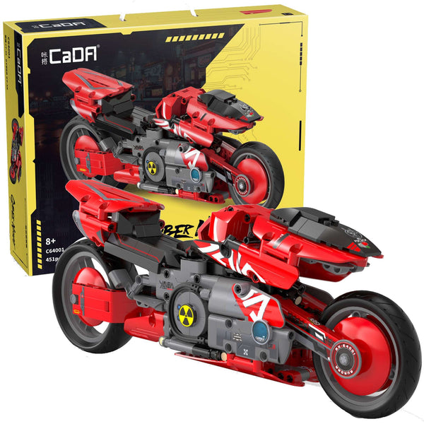 Cada C64001W - Cyberpunk 2077 Kusanagi CT-3X Motorrad - 451 Klemmbausteine
