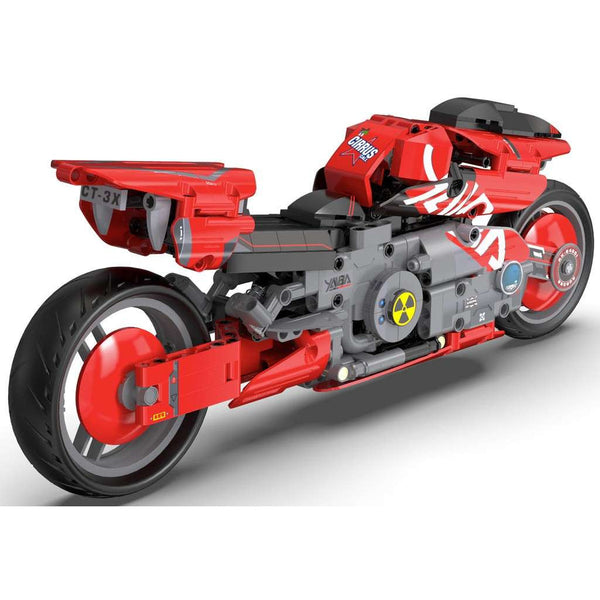 Cada C64001W - Cyberpunk 2077 Kusanagi CT-3X Motorrad - 451 Klemmbausteine