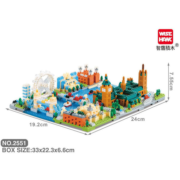 Wisehawk 2551 - London Diorama - 1652 Nano Klemmbausteine