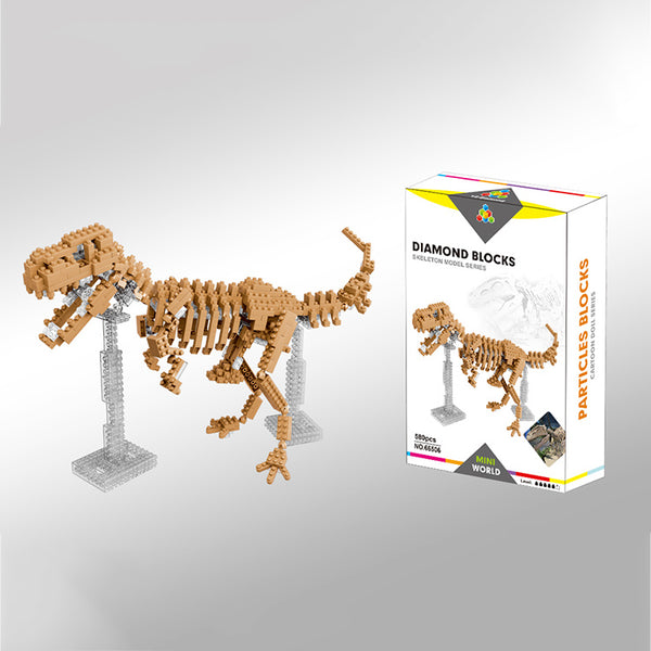 YZ66506 - Diamond Nano Block T-Rex Dinosaurier - 580 Nano Klemmbausteine
