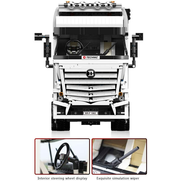 Happy Build QC007 - Technik MB LKW Zugmaschine - 2949 Klemmbausteine