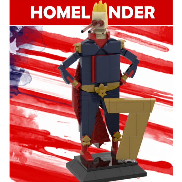 Modbrix 8049 - Homelander baubare Figur - 184 Klemmbausteine