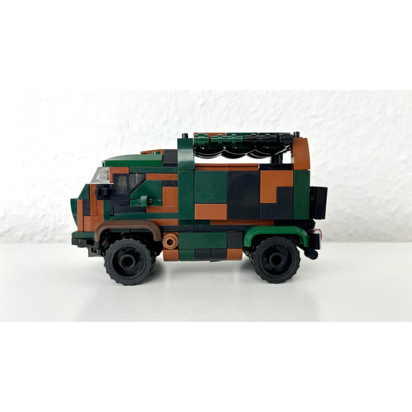 Modbrix 9079 - Bundeswehr Fahrzeug ESK Mungo ink. Soldat Figur - 300 Klemmbausteine