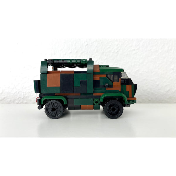 Modbrix 9079 - Bundeswehr Fahrzeug ESK Mungo ink. Soldat Figur - 300 Klemmbausteine