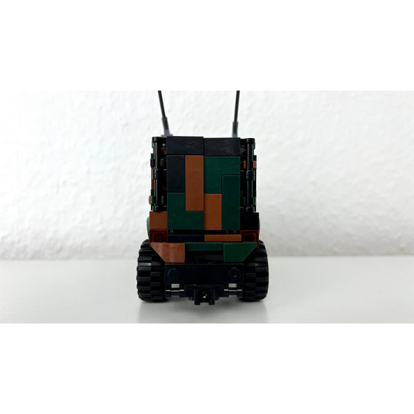 Modbrix 9080 - Bundeswehr Fahrzeug ATF Dingo ink. Soldat Figur - 278 Klemmbausteine