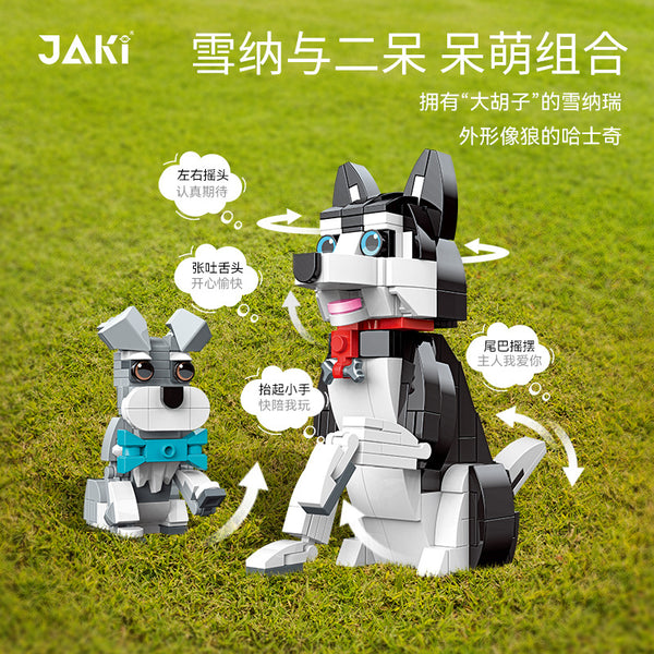 Jaki JK8130 - Sherry und Husky Figur - 322 Klemmbausteine