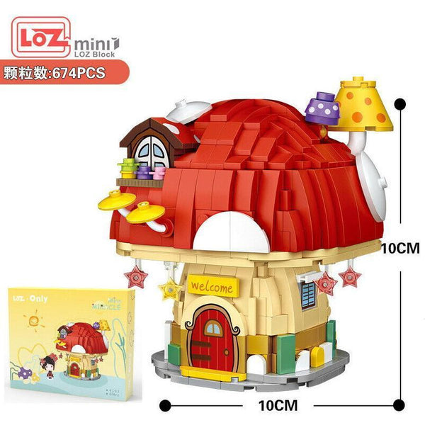 LOZ 4103 - Wichtelhaus (Mini Blocks) - 674 Klemmbausteine