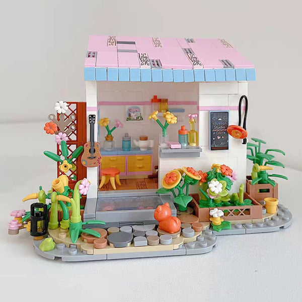Lezi WL2035 - Annies Atelier Haus (Mini Blocks) - 585 Klemmbausteine