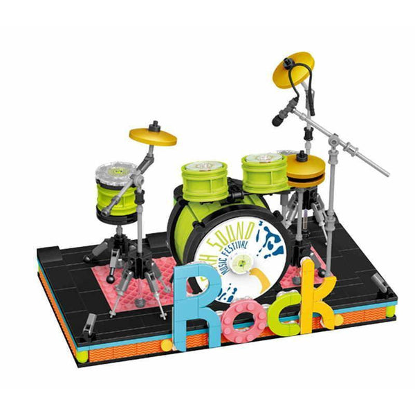 Lezi WL2042 - Music Party: Schlagzeug (mini blocks) - 545 Klemmbausteine