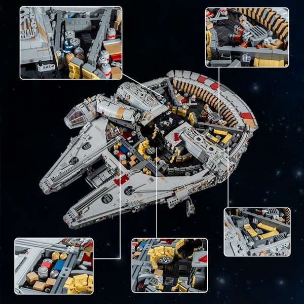 Mould King 21026 - Millennium Starship Raumschiff - 12688 Klemmbausteine