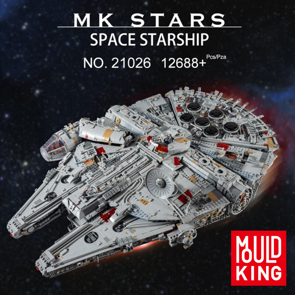 Mould King 21026 - Millennium Starship Raumschiff - 12688 Klemmbausteine