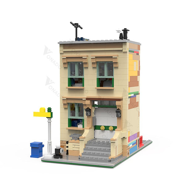 Moc - Sesamstraße Haus - 947 Klemmbausteine