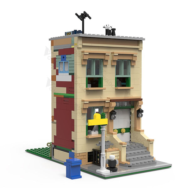 Moc - Sesamstraße Haus - 947 Klemmbausteine
